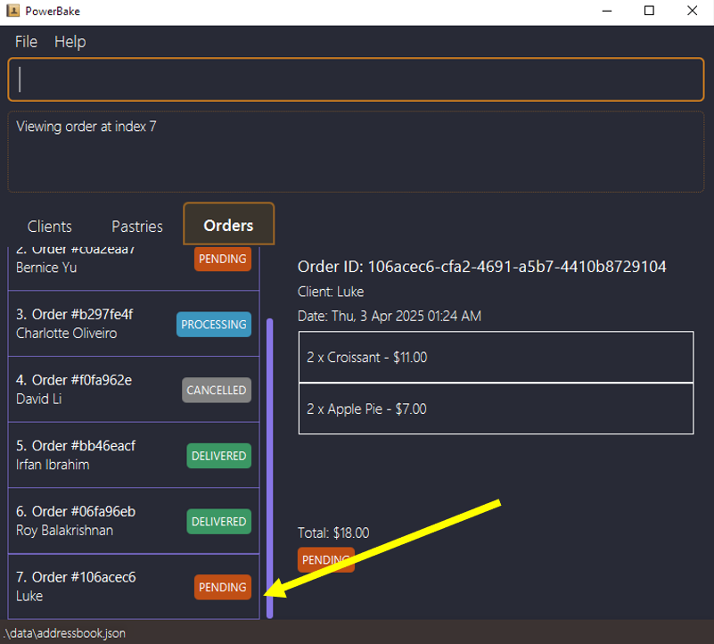 viewing the luke order